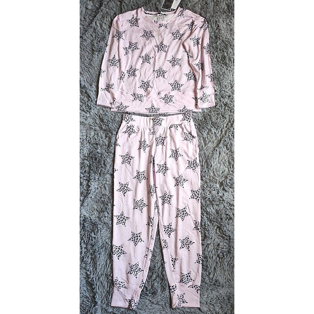 ROUDELAIN Women's Brushed Butter Knit Sweatshirt & Jogger Pants Pajama Set, S-XL